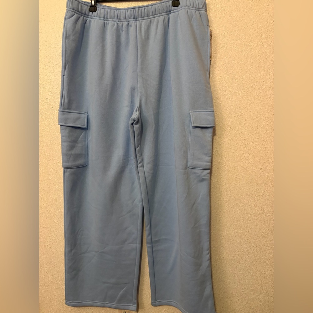 No Boundaries Soft Blue Sweatpants